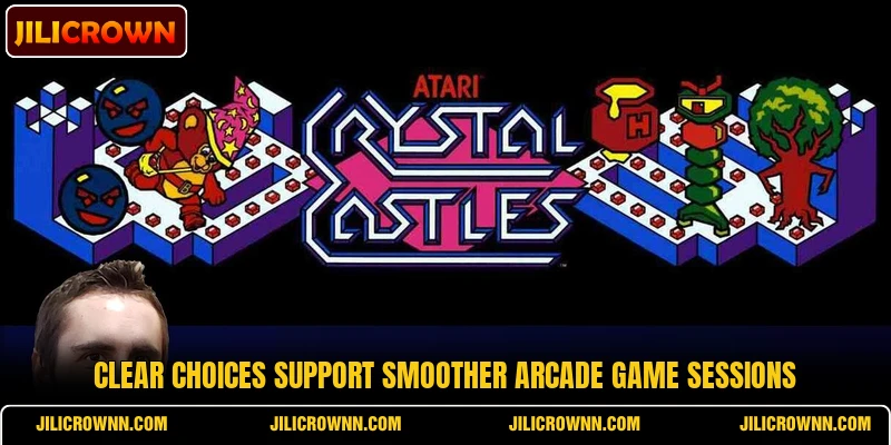 Clear choices support smoother arcade game sessions