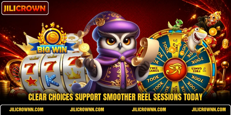 Clear choices support smoother reel sessions today
