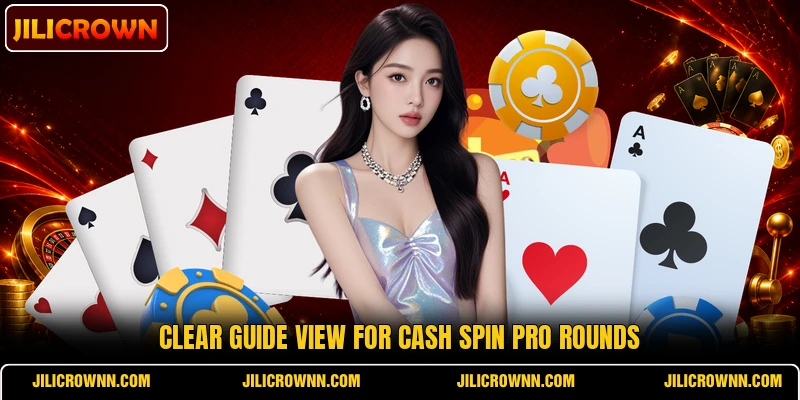 Clear guide view for Cash Spin Pro rounds