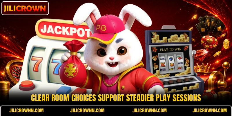 Clear room choices support steadier play sessions