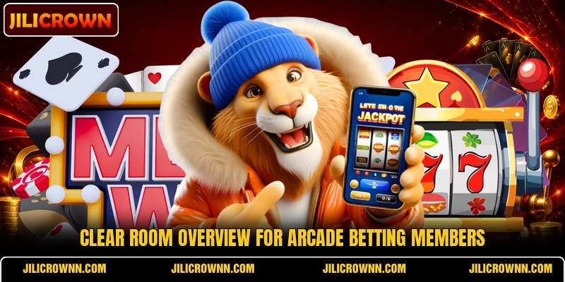 Clear room overview for Arcade betting members