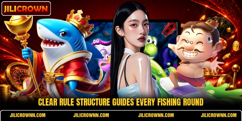 Clear rule structure guides every fishing round