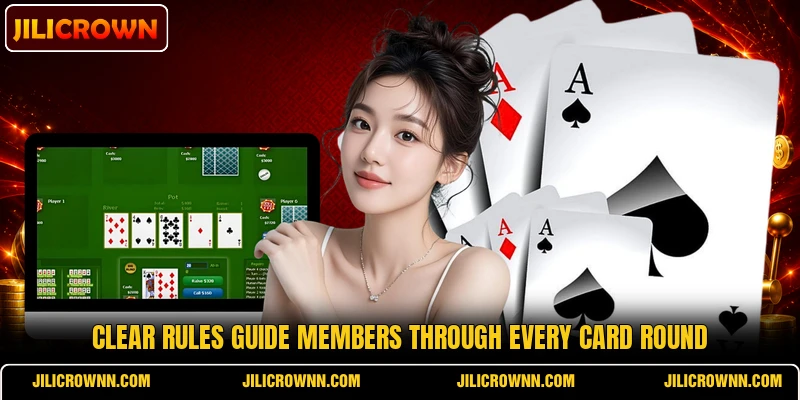 Clear rules guide members through every card round