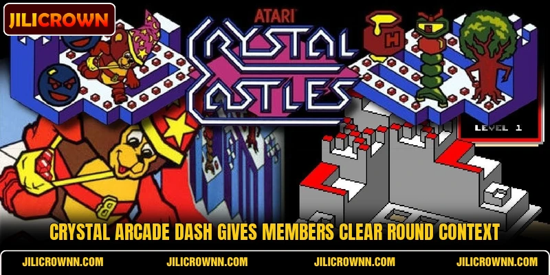 Crystal Arcade Dash gives members clear round context