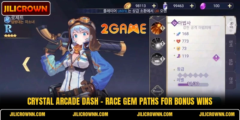 Crystal Arcade Dash - Race Gem Paths For Bonus Wins