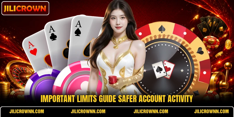 Important limits guide safer account activity Important limits guide safer account activity