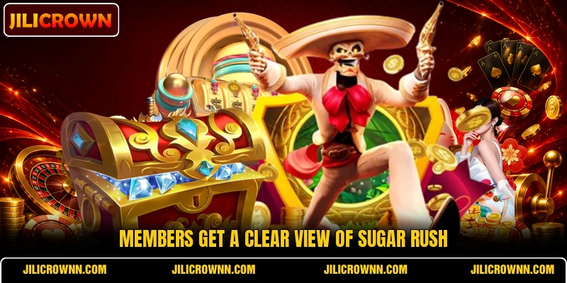 Members get a clear view of Sugar Rush
