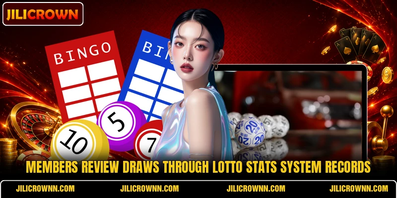 Members review draws through Lotto Stats System records