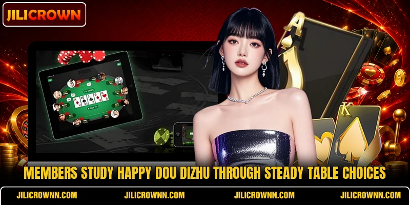 Members study Happy Dou Dizhu through steady table choices
