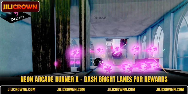 Neon Arcade Runner X - Dash Bright Lanes For Rewards