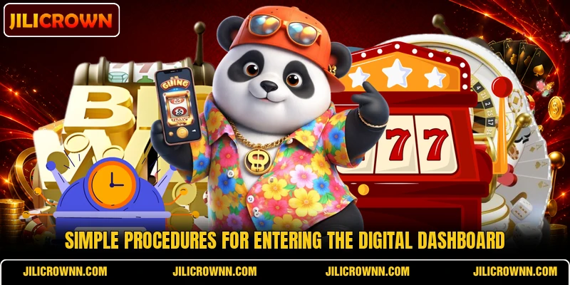Simple procedures for entering the digital dashboard